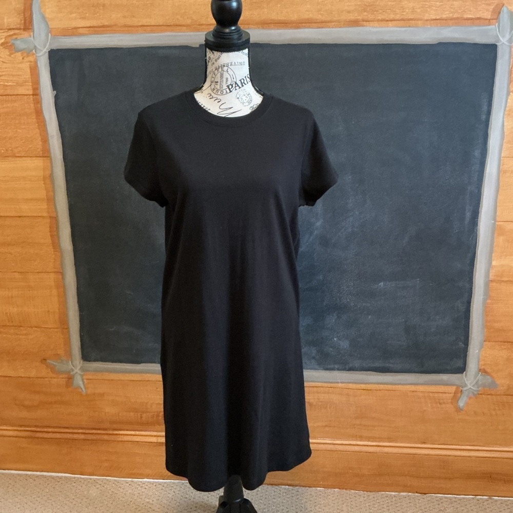 Time and Tru Classic Black Tee Dress XS